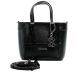 Guess Delaney Black Mini classic top handle tote handbag