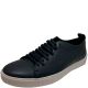 Hugo Boss HUGO Mens Zero Leather Tennis Sneakers Dark Blue 9M Affordable Designer Brands
