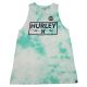 Hurley Mens Graphic-Print Tie-Dyed Sleeveless MuscleTank Shirt Hyper Turquoise Medium