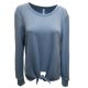 Ideology Soft Knotted Top Sweatshirt Blue Large