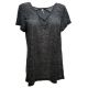 Ideology Space-Dyed Mesh-Back T-Shirt Noir Tonal Black XLarge