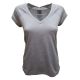 Ideology Essential V-Neck Performance T-Shirt Silver Ice XSmall