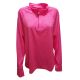 Ideology Essential Half-Zip Performance Pullover Jacket Molten Pink XXLarge