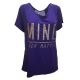 Ideology Mesh-Trim Graphic Mind Over Matter T-Shirt Purple  XXLarge Affordable Designer Brands