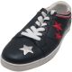 INC International Concepts INC Men's Cosmic Patchwork Low-Top Sneakers Black 10M from Affordable Designer Brands