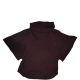 INC International Concepts Wine Cowl-Neck 3/4-Sleeves Sweater Port Small