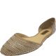 INC International Concepts Women's Two Piece Crescente 5 Flats US 6.5  Silver Natural Nude Affordable Designer Brands