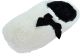 INC International Concepts Plush Bow Clog Slippers, Ivory