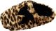 INC International Concepts Plush Bow Clog Slippers, Leopard 