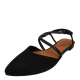 Indigo Rd. Womens Genetic Point-Toe Flats Fabric Black 9M from Affordable Designer Brands