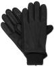Isotoner Signature Knit-Cuff Winter Gloves Black Medium