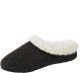 Isotoner Signature Woodlands French Terry Slipper Black slippers Gift