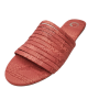 Journee Collection Womens Marisol Slide Sandals Vegan Leather Pink 8.5M Affordable Designer Brands