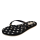 Kate Spade Womens Shoes Fiji Slip On Flip Flop Polka Dots Sandals 5B Black White from Affordable Designer Brands