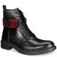 Unlisted by Kenneth Cole Design 301955 Roll Down Flannel Flap Hi-Top Boots Black 10 from Affordable Designer Brands