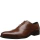 Kenneth Cole Mens Chief Council Leather Cognac Oxfords 9 M from Affordable Designer Brands