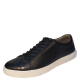 Kenneth Cole New York Mens Liam Tennis-Style Black Leather Sneakers 11W Affordable Designer Brands