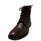Kenneth Cole Reaction Mens Lace-Up Cap-Toe Boots Leather Brown 8M from Affordable Designer Brands