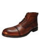 Kenneth Cole Reaction Mens Brewster Jack Boots Cognac Brown 12M 11 UK 46 EU Affordable Designer Brands