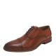 Kenneth Cole Reaction Mens Dress Shoe Blake Brogue Cap Toe Oxfords 10.5M Brown Cognac from Affordable Designer Brands
