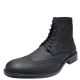 Unlisted by Kenneth Cole Men's Buzzer Black Faux Leather Boots 12M Affordable Designer Brands