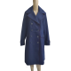Kenneth Cole New York Womens Double-Breasted Peacoat Wool Navy Blue Large Affordable Designer Brands