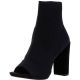 Kenneth Cole New York Womens Dahvi Peep-Toe Ankle Booties Black Knit 9M from Affordable Designer Brands