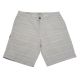 Kenneth Cole Reaction Mens Shorts RMS6BWB09 Grey Beige Stripes 32 New
