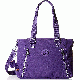 Kipling Angela Satchel Handbag Iris Purple