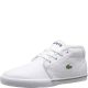 Lacoste Ampthill LCR Mid Sneakers Natural White 7M from Affordabledesignerbrands.com
