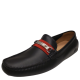 Lacoste Mens Ansted Driving Loafers Leather Black 9.5 M Affordable Designer Brands
