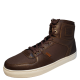 Levis Mens Mason 501 High-Top Sneakers Fabric Nappa Brown 13 M Affordable Designer Brands
