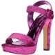 Madden Girl Rollo Sling Back Platform Sandals Fuschia Velvet Pink 8M from Affordable Designer Brands