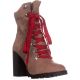 Material Girl Womens Hazil Lace-Up Booties Taupe 7M from Affordabledesignerbrands.com