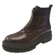 Marc Fisher Women Paralee2 leather Boots Dark Red Snake Skin Pattern 6.5 M from Affordable Designer Brands