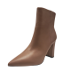 Marc Fisher Women's ML Lulani Leather Booties Light Natural 10M from Affordable Designer Brands