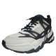 Michael Kors Mens Nick Sneakers Polyester White Black 10 M from Affordable Designer Brands