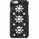 Michael Kors Embellished Leather-Inlay iPhone 6 Hardcase Black 