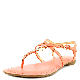 Michael Kors Bethany Flat Strappy Sandals Pink Grapefruit