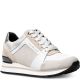 MICHAEL Michael Kors Billie Trainer Lace Up Sneakers Gray 6M from Affordabledesignerbrands.com