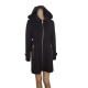 Michael Michael Kors Petite Hooded Wool Coat Zip Front Petite Large Black Affordable Designer Brands