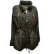 Michael Kors Faux-Leather-Trim Anorak Jacket