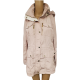 Michael Kors Women's Hooded Cinch-Waist Polyester Anorak Jacket Blush Pink Small from Affordable Designer Brands