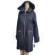 Michael Kors Women's Hooded Raincoat Cotton Black Large Affordable Designer Brands