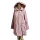 Michael Kors Women's Hooded Raincoat Cotton Blush Pink Large Affordable Designer Brands