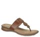 Naturalizer Jillian Flat Thong Sandals Saddle Tan