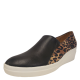 Naturalizer Womens Sandra Slip-ons Platform Wedge Heel Loafer Black Multi 8M from Affordable Designer Brands