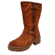 Naturalizer Womens  Shoes Jagger Lug Sole Leather Mid Calf Boots 8.5M Tawny Brown from Affordable Designer Brands