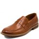 Nautica Mens Elias Penny Loafers Tan 8 from Affordable Designer Brands