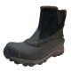 The North Face Mens Chilkat III Pull-On Boot Black Beluga Grey 7.5 from Affordable Designer Brands